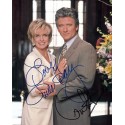 Autographe Patrick DUFFY & Linda GRAY - DALLAS