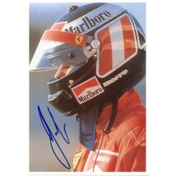 Autographe Gerhard BERGER