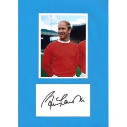 Autographe Bobby CHARLTON