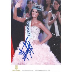 Autographe Ivian SARCOS - Miss Monde 2011