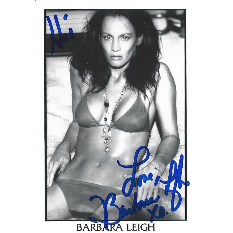 All Star Auto >> Autographe Barbara LEIGH (Photo dédicacée) All Star Auto >> Autographe Barbara LEIGH (Photo dédicacée)
