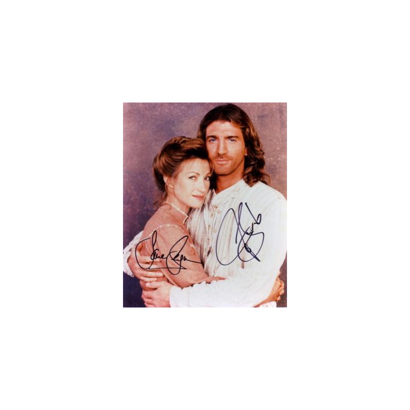 Autographe Joe LANDO & Jane SEYMOUR (Photo dédicacée)