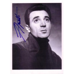 Autographe Charles AZNAVOUR