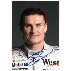 Autographe David COULTHARD