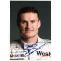 Autographe David COULTHARD