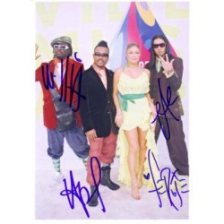 Autographe BLACK EYED PEAS