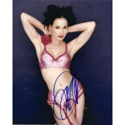 Autographe Dita VON TEESE