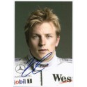 Autographe Kimi RAIKKONEN