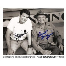 Autographe Bo HOPKINS & Ernest BORGNINE