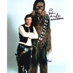 Autographe Peter MAYHEW & Harrison FORD