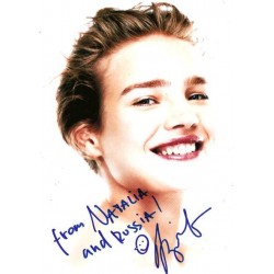 Autographe Natalia VODIANOVA