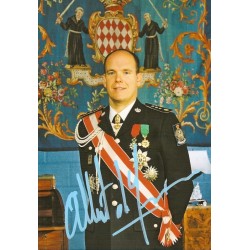 Autographe ALBERT DE MONACO