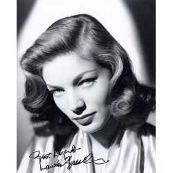 Autographe Lauren BACALL