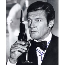 Autographe ERoger MOORE