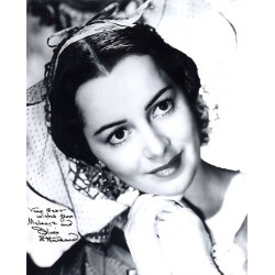 Autographe Olivia DE HAVILLAND