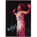 Autographe Shirley BASSEY