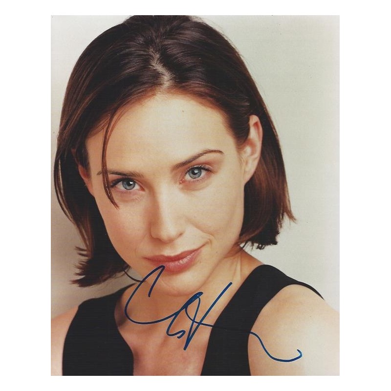Claire Forlani 5x8 Signature Card PLUS an Unsigned Photograph -  Finland
