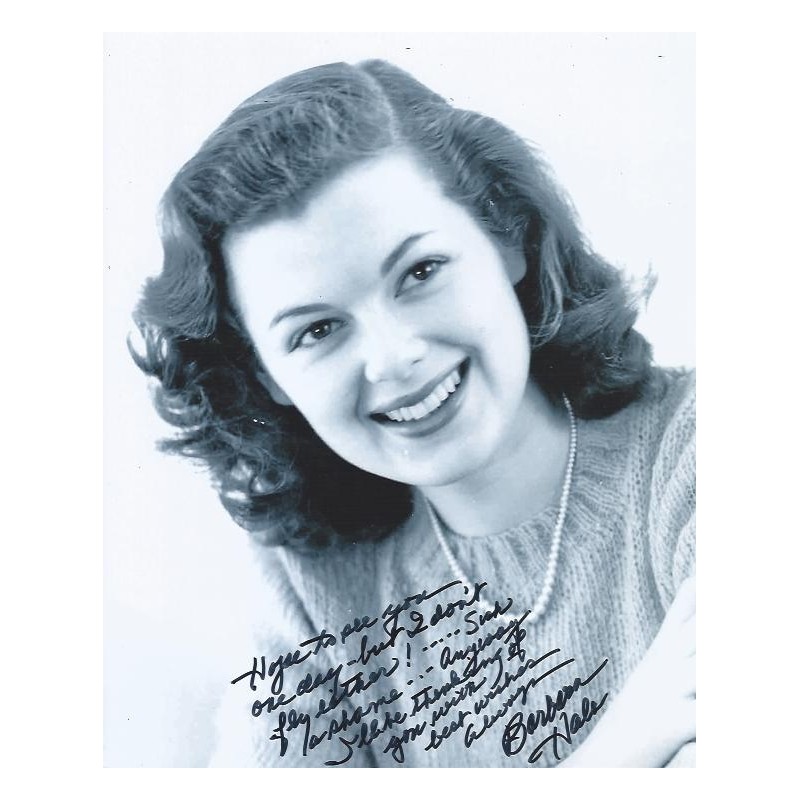Barbara HALE Autograph