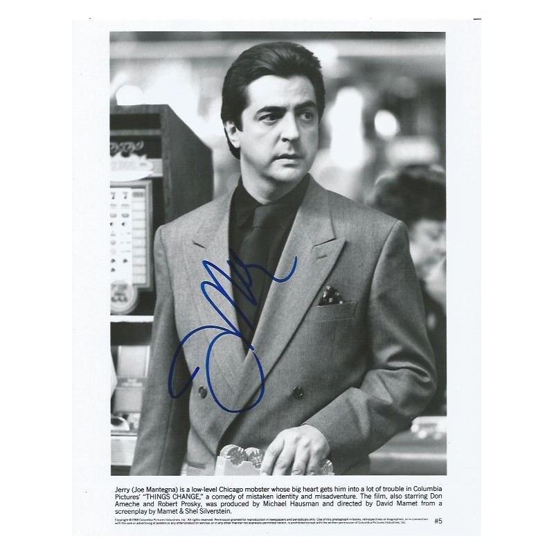 Joe MANTEGNA Autograph