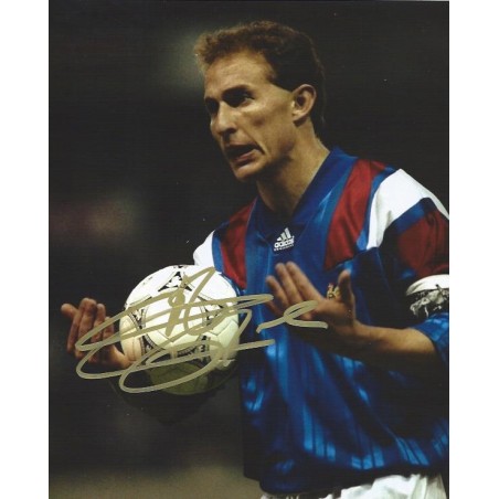 Carte Autographe Originale Jean-Pierre Papin – Bayern Munich 1995-96 – Signée