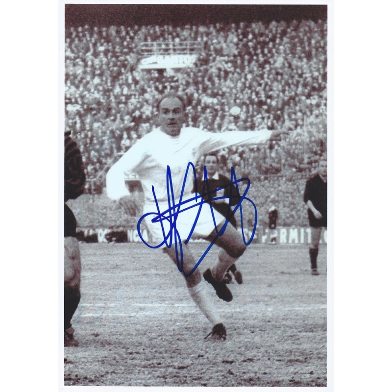 Photo Autographe Signée Alfredo Di Stefano - Real Madrid, Originale (Bon état)