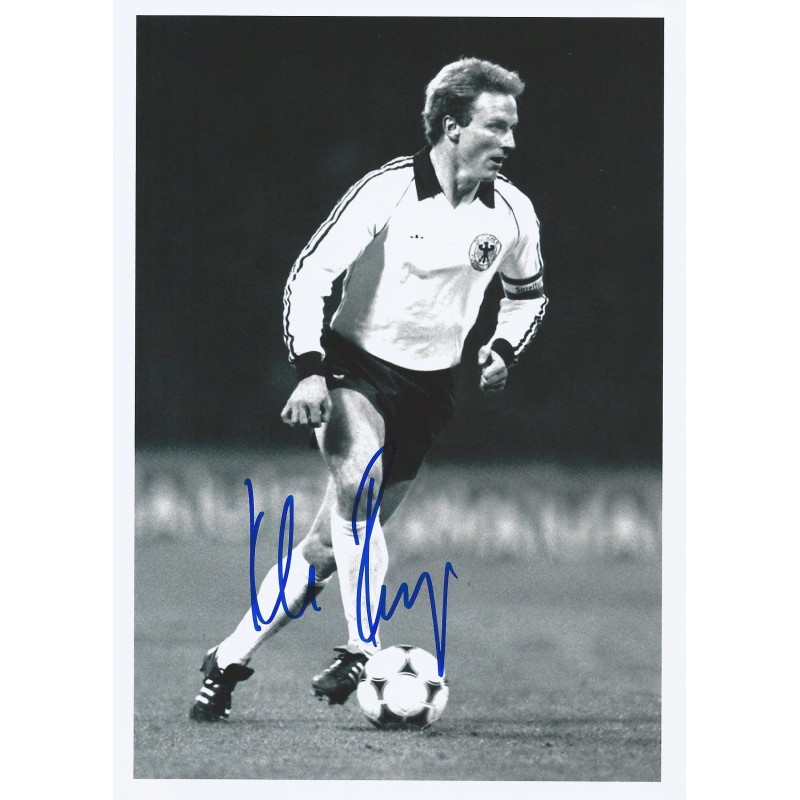 Karl Heinz RUMMENIGGE Autograph