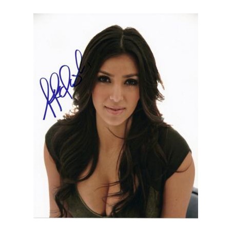 Beautiful Kim Kardashian 8x10 autographed photo Reprint 