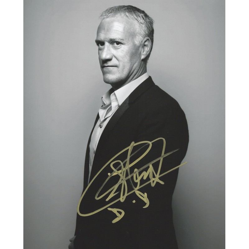 Photo Signée Didier Deschamps Chelsea - Autographe Authentique Avec Cadre + Certificat - Collection Football