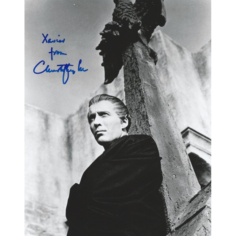 Christopher Lee Signed photos event signing 