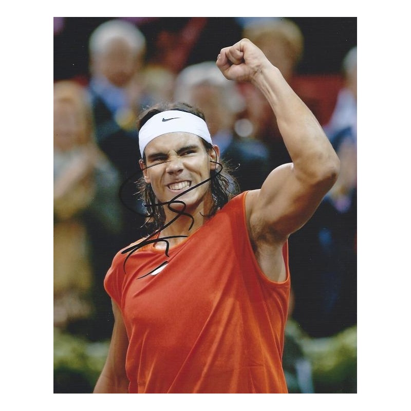 Autographe Rafael NADAL (Photo dédicacée)