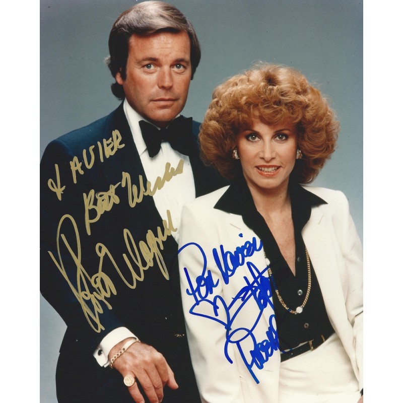ROBERT WAGNER & STEPHANIE POWERS AUTOGRAPH SIGNED PP PHOTO POSTER HART TO HART 