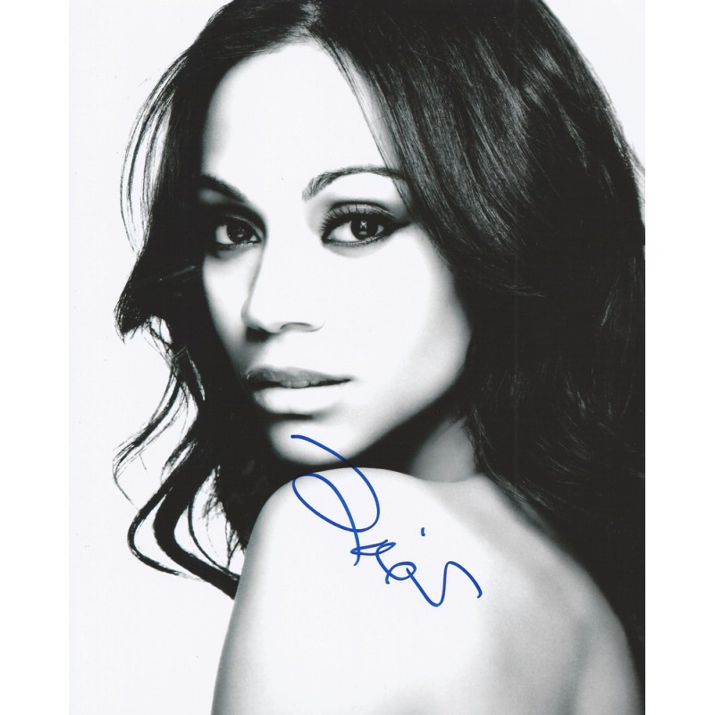 Zoe SALDANA Autograph