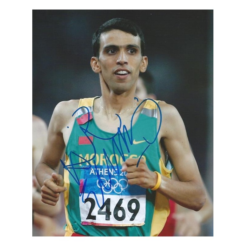 Autographe Hicham EL GUERROUJ (Photo dédicacée)