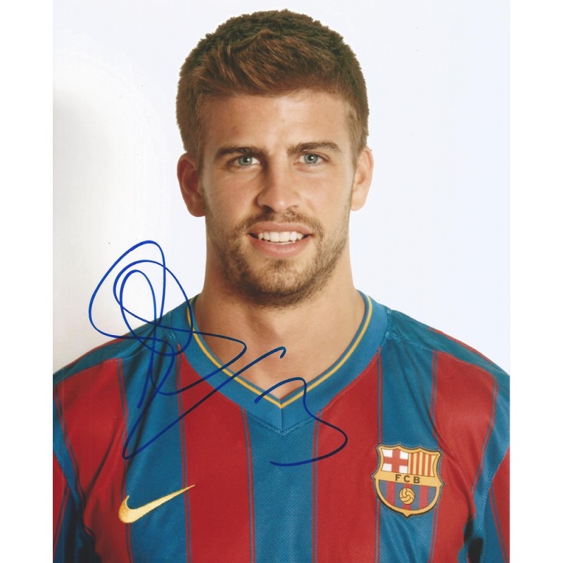 Autographe Gerard PIQUE.