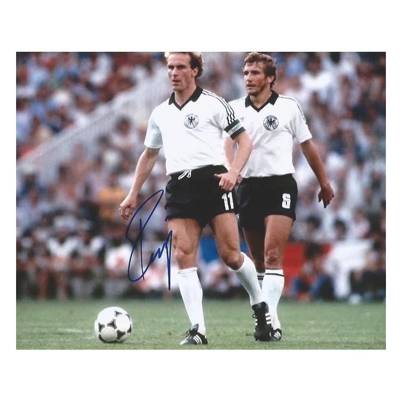 KARL HEINZ RUMMENIGGE Signed Autograph PHOTO Signature Print WEST GERMANY 