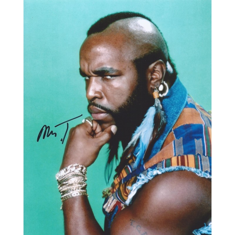 Autographe MISTER T (Photo dédicacée)