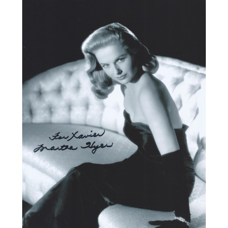 Martha HYER Autograph