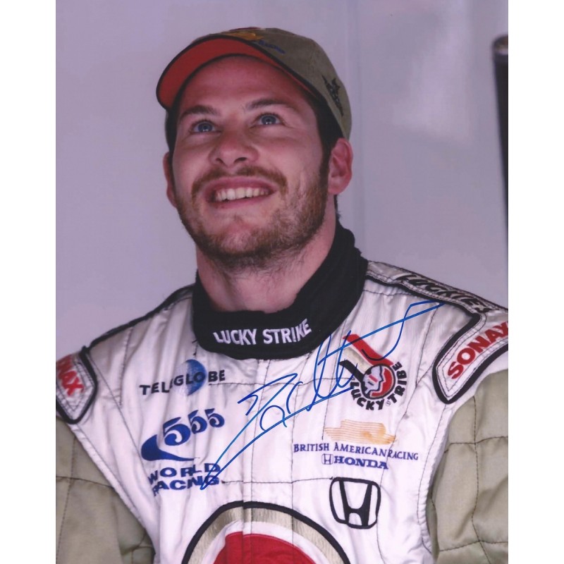 JACQUES VILLENEUVE SIGNED AUTOGRAPHED AUTO RACING 8X10 PHOTO #1 RP 