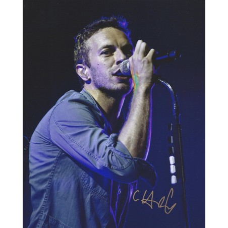 Chris MARTIN - COLDPLAY Autograph