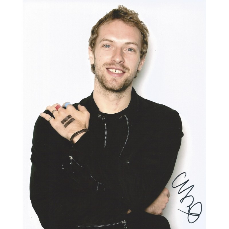 Autographe Chris MARTIN - COLDPLAY