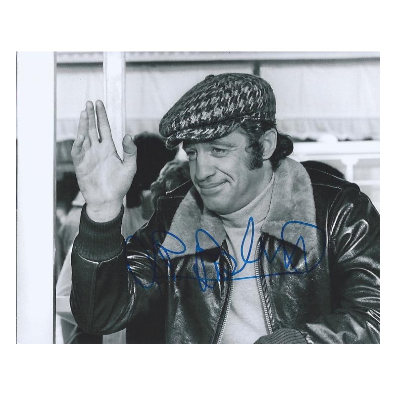 Photo Autographe Dédicacée Paul Belmondo - Format 18x12 Cm - Années 80 - Sport Auto