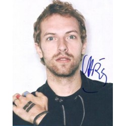 Autographe Chris MARTIN - COLDPLAY