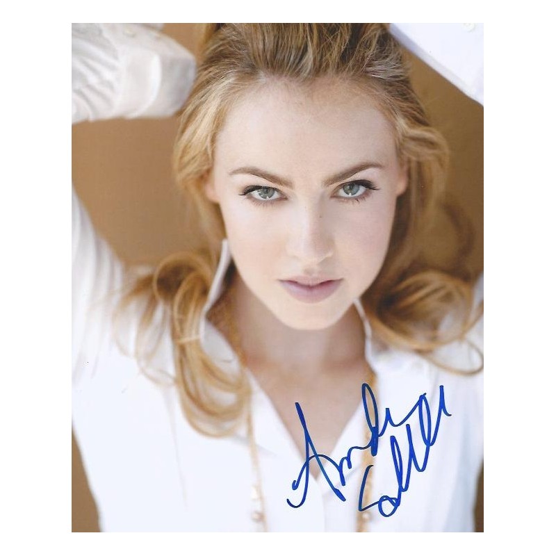 Autographe Amanda SCHULL.