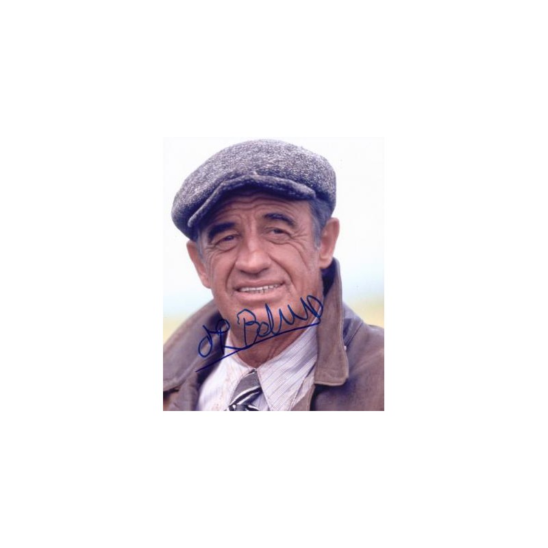 10) photo dédicace 10 x 15 cm autographe jean paul belmondo