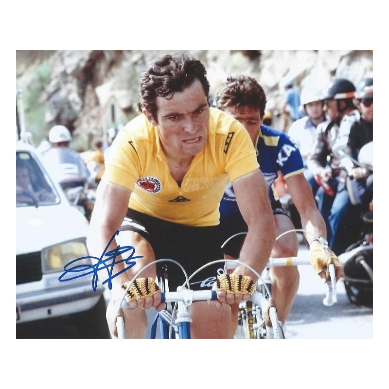 Carte Postale Signée Bernard Hinault – Cycles Gitane – Autographe Vélo