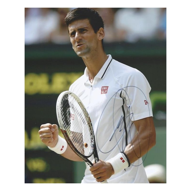 Autographe Novak DJOKOVIC