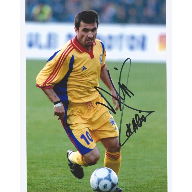 Autographe Gheorghe HAGI (Photo dédicacée)