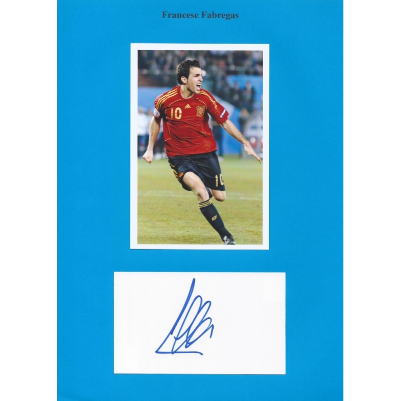 Cesc FABREGAS Autograph