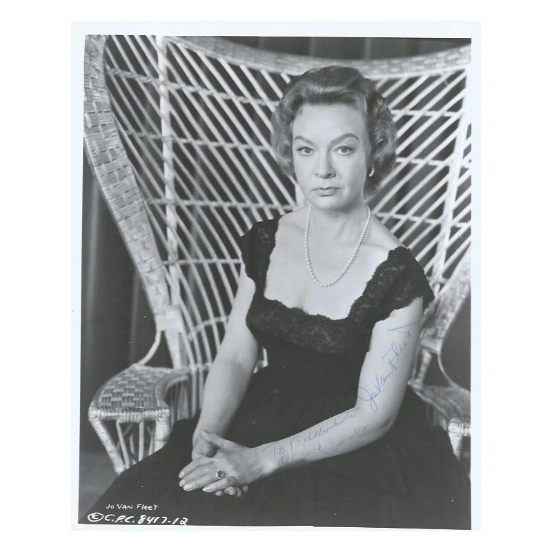 Autographe Jo VAN FLEET