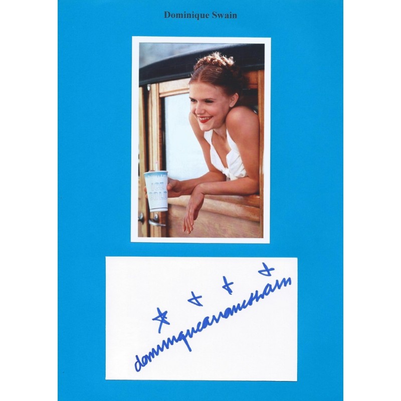 Dominique SWAIN Autograph